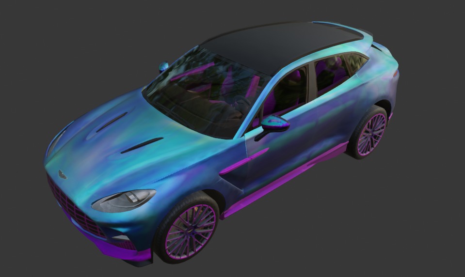 PUBG vehicles Sport pack 1 Low-poly 3D model_7