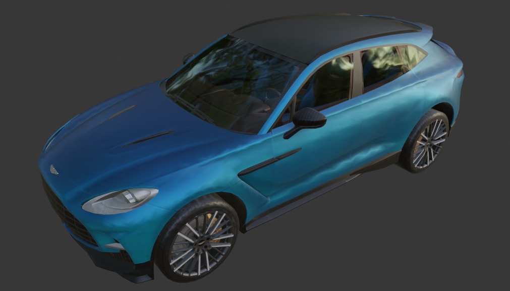 PUBG vehicles Sport pack 1 Low-poly 3D model_8