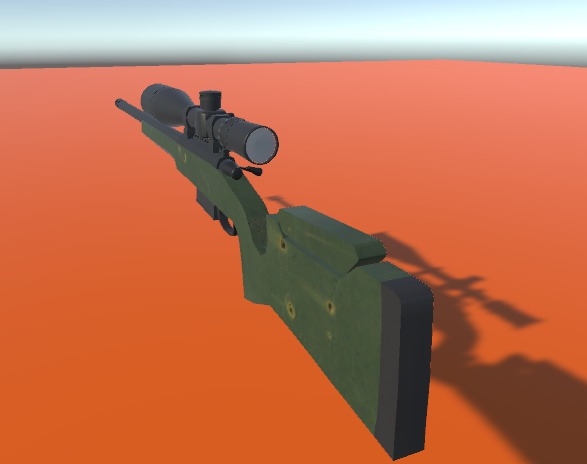 Sniper Rifle  Free low-poly 3D model_16