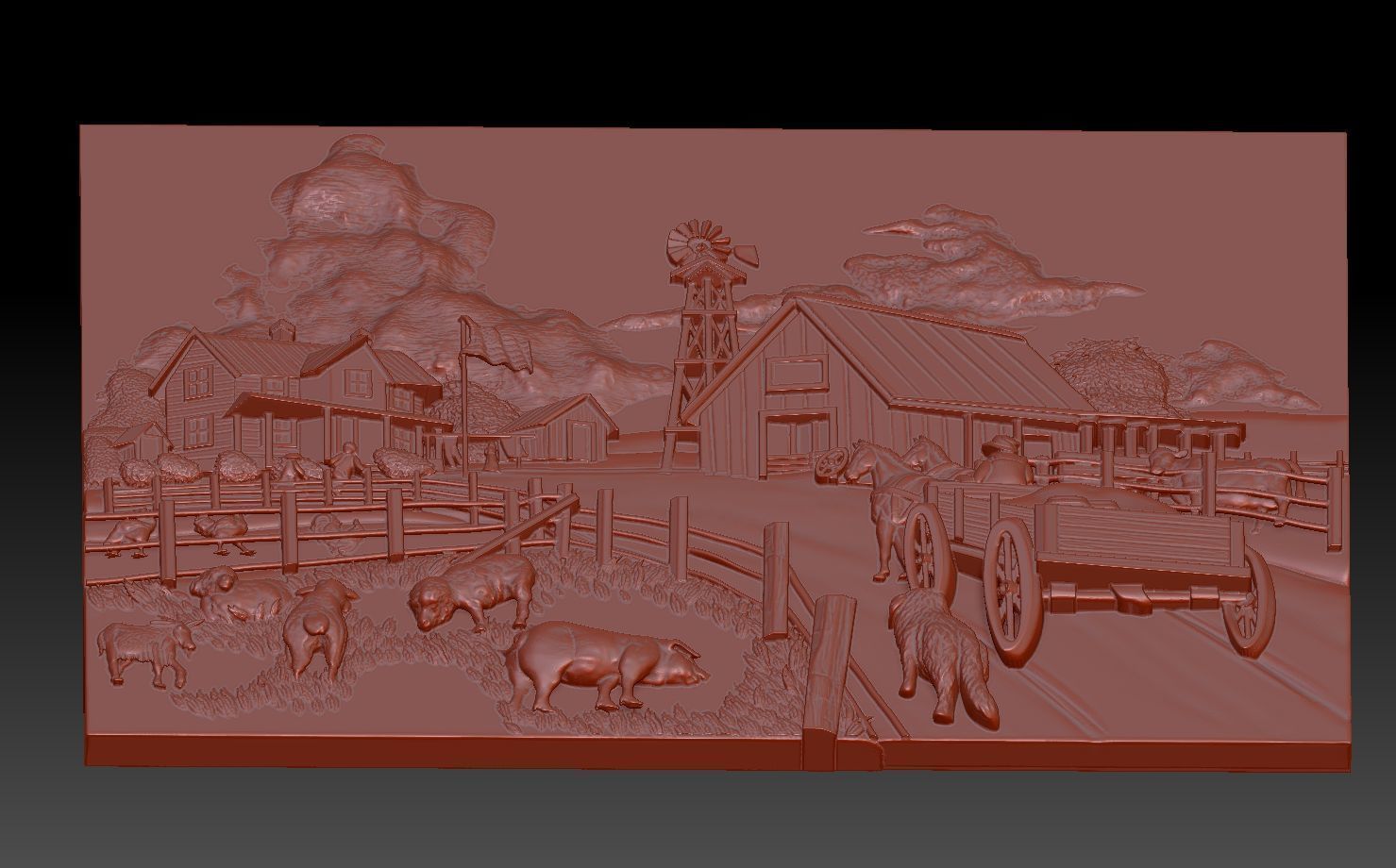 Farm animals 3D print model_3