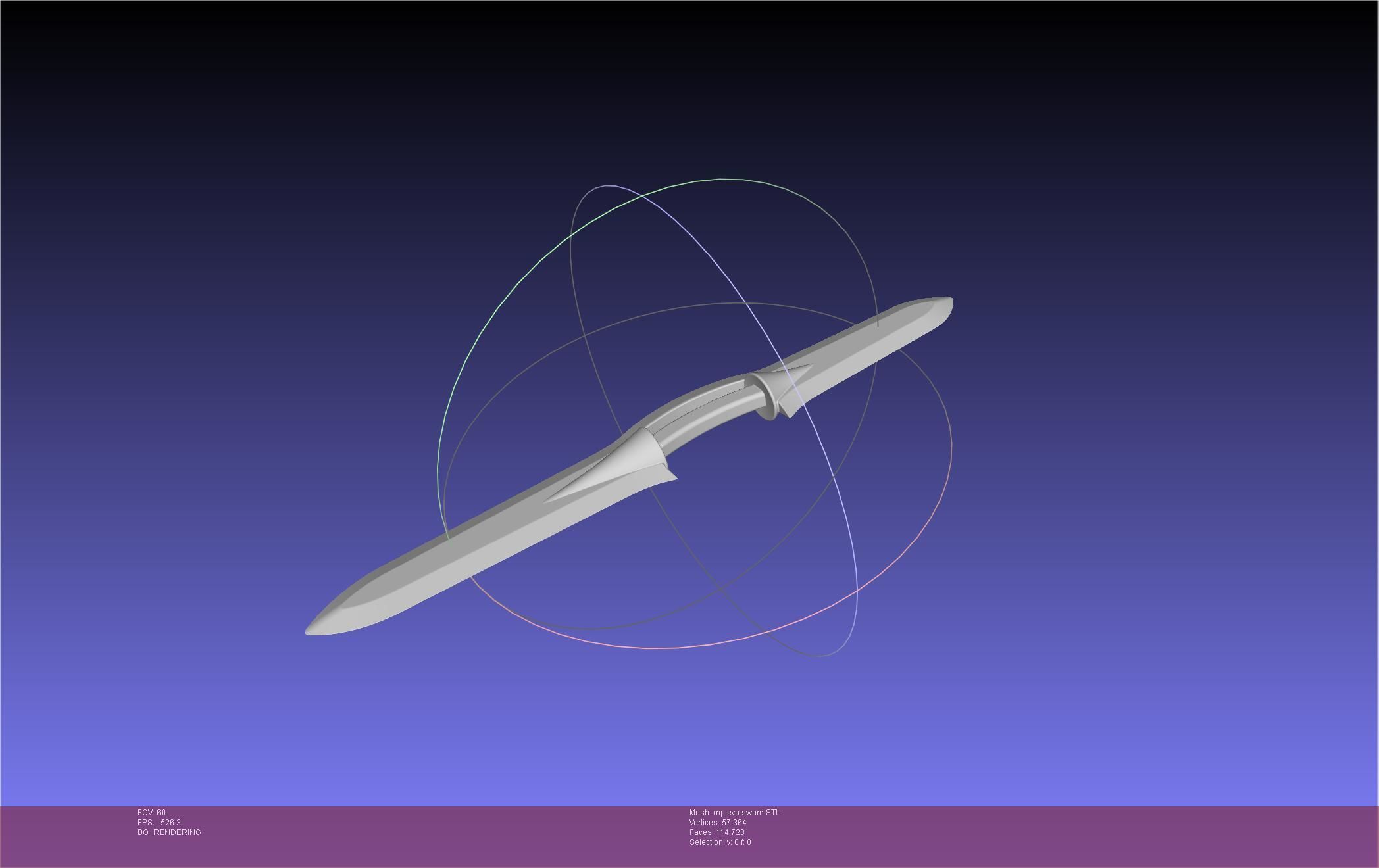 Evangelion Mass Production Eva Sword 3D print model_2