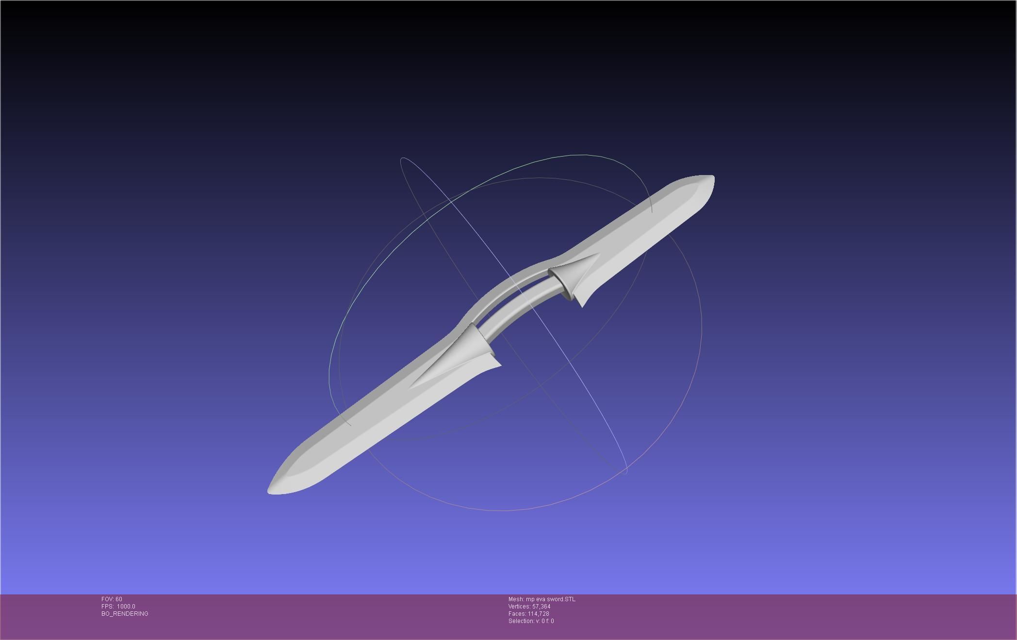 Evangelion Mass Production Eva Sword 3D print model_1