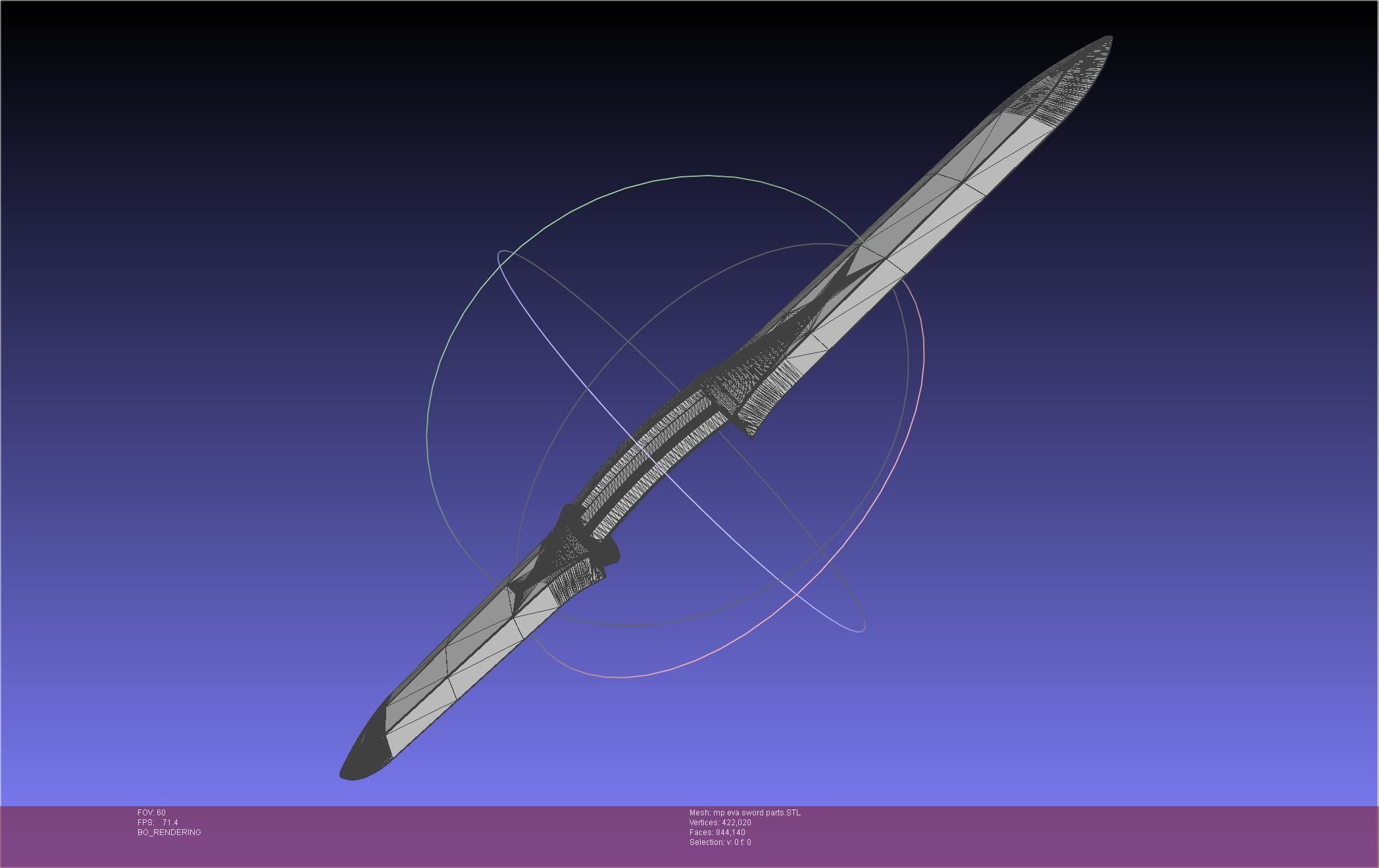 Evangelion Mass Production Eva Sword 3D print model_88