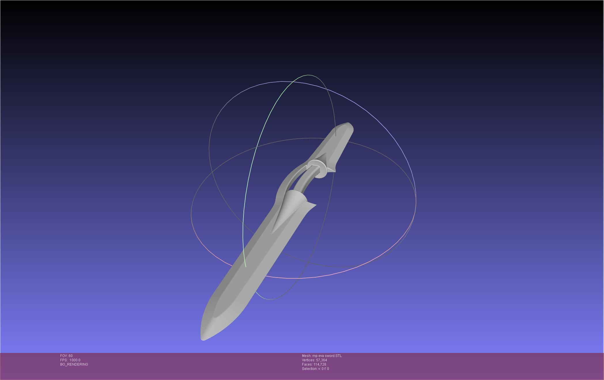 Evangelion Mass Production Eva Sword 3D print model_3