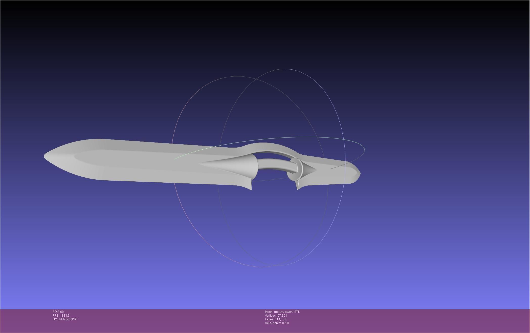 Evangelion Mass Production Eva Sword 3D print model_22