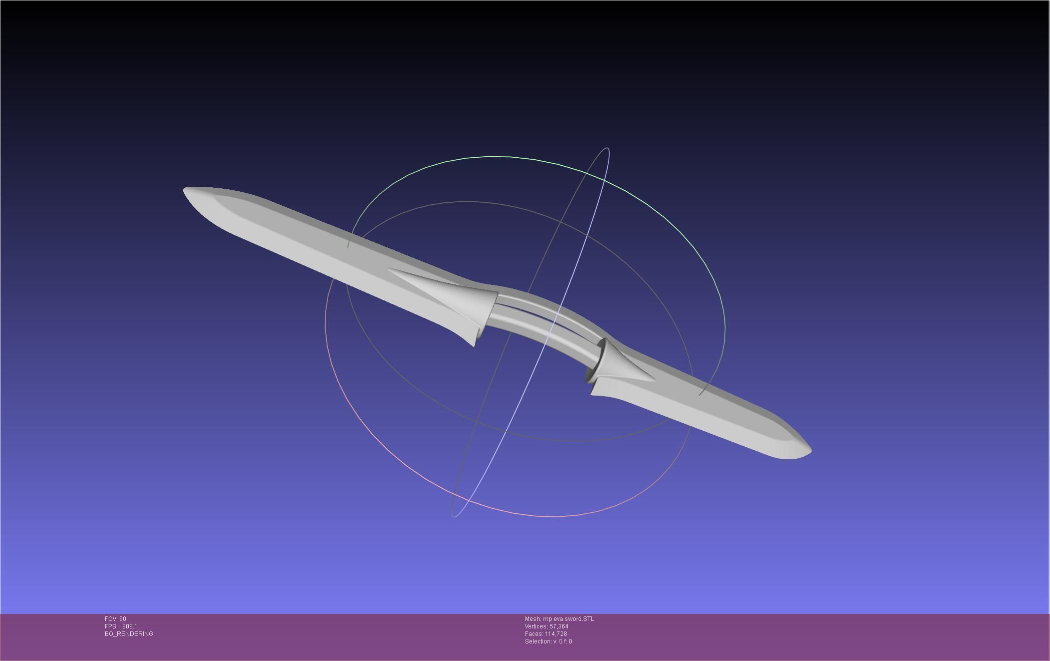 Evangelion Mass Production Eva Sword 3D print model_23