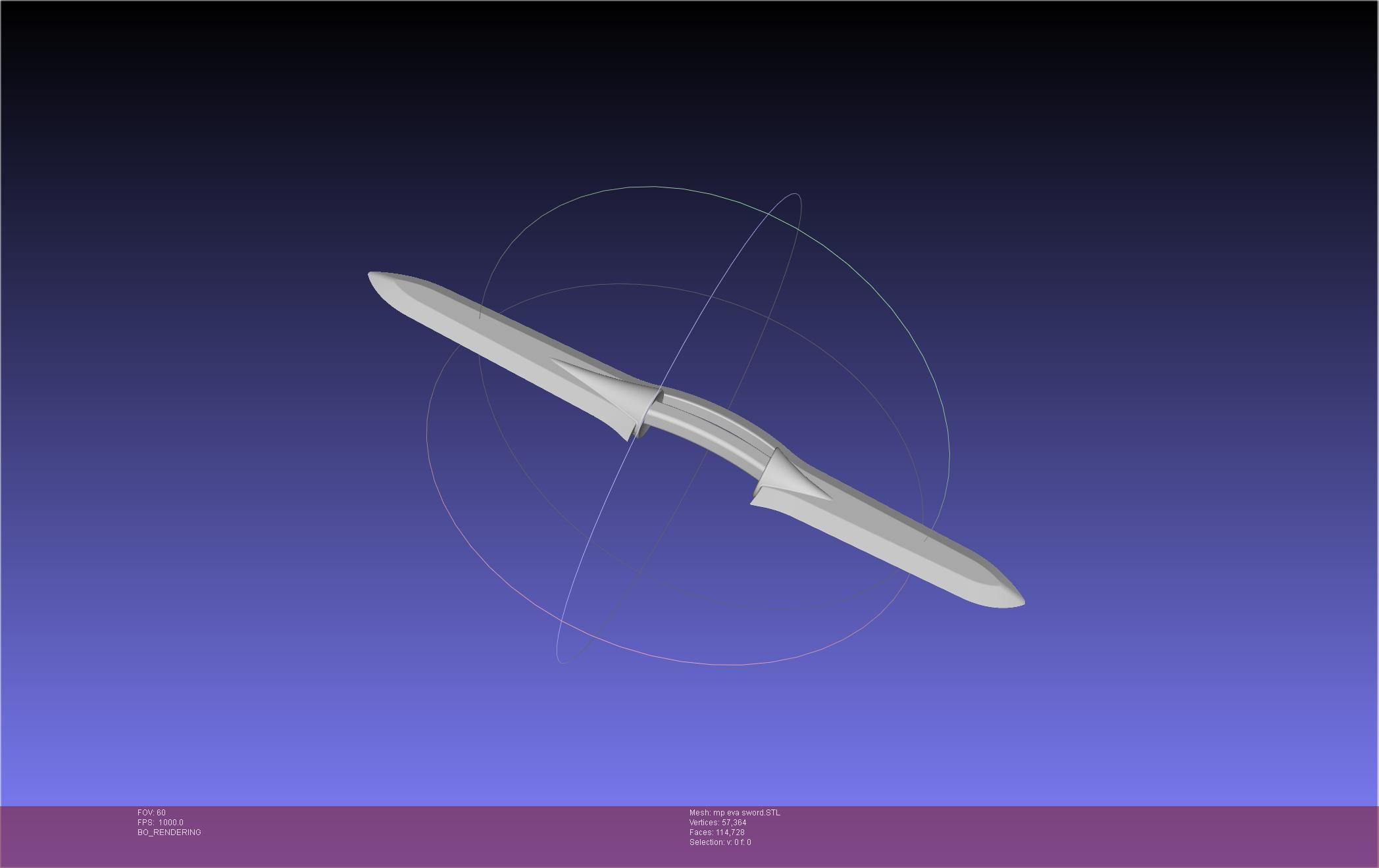 Evangelion Mass Production Eva Sword 3D print model_8