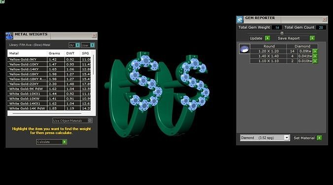 Earrings maker setting diamond By Nguyen Bang 3D print model