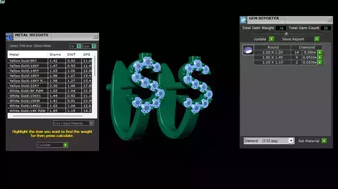 Earrings maker setting diamond By Nguyen Bang