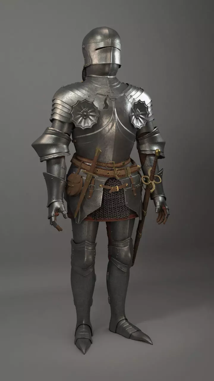 Knight 3D model_0