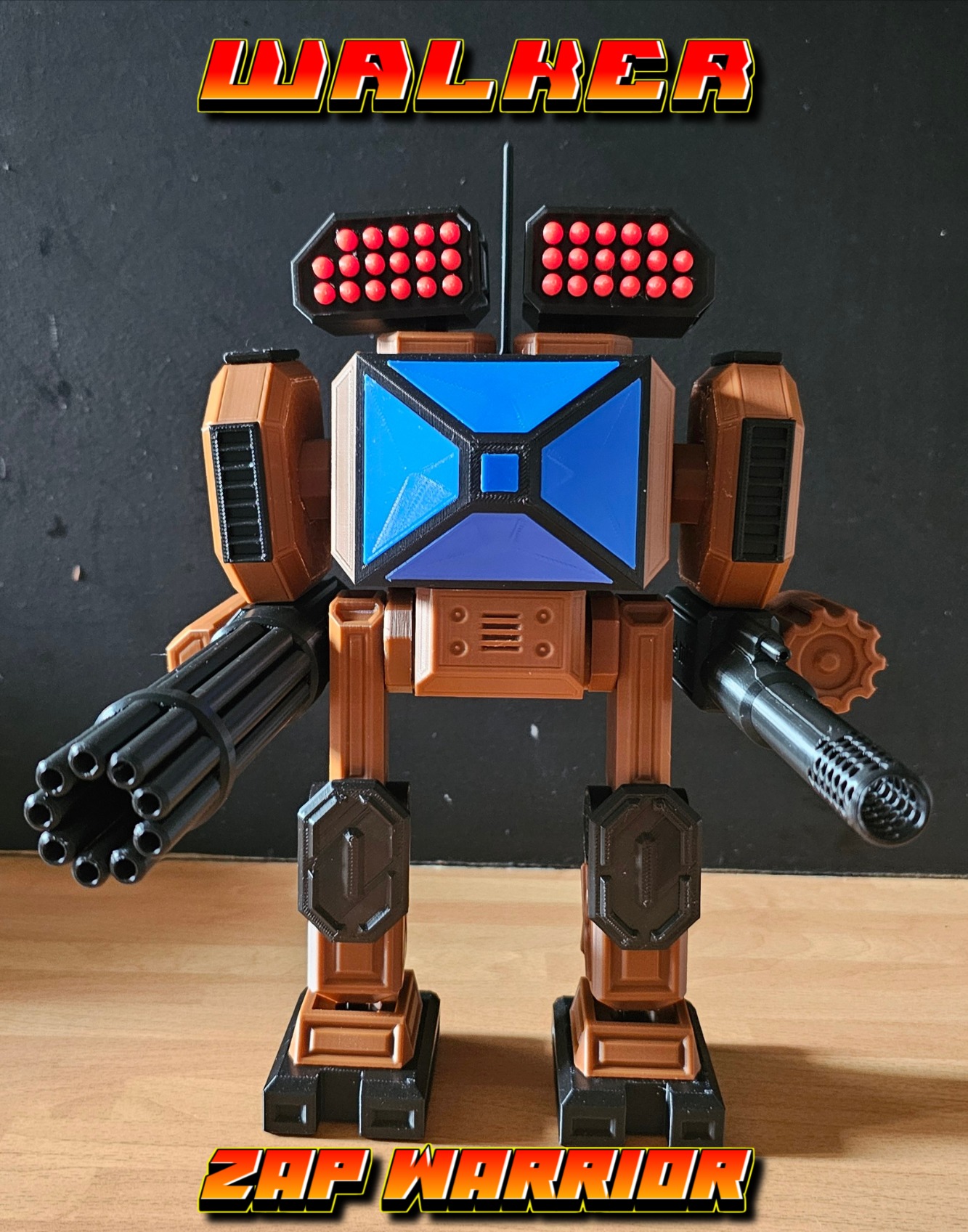 ZAP WARRIOR - WALKER 3D print model_1