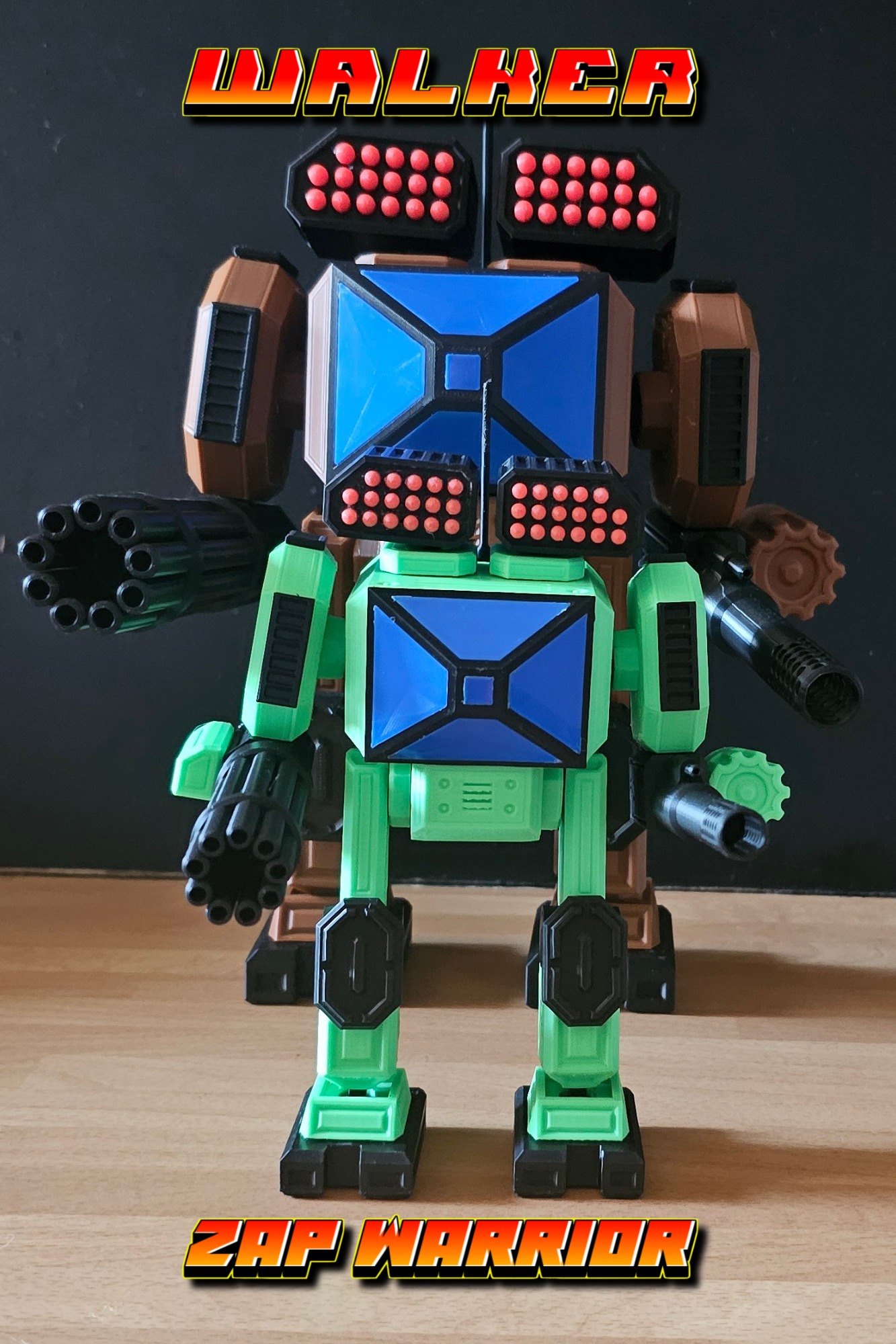 ZAP WARRIOR - WALKER 3D print model_11