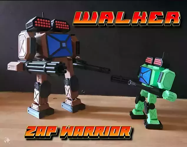 ZAP WARRIOR - WALKER 3D print model