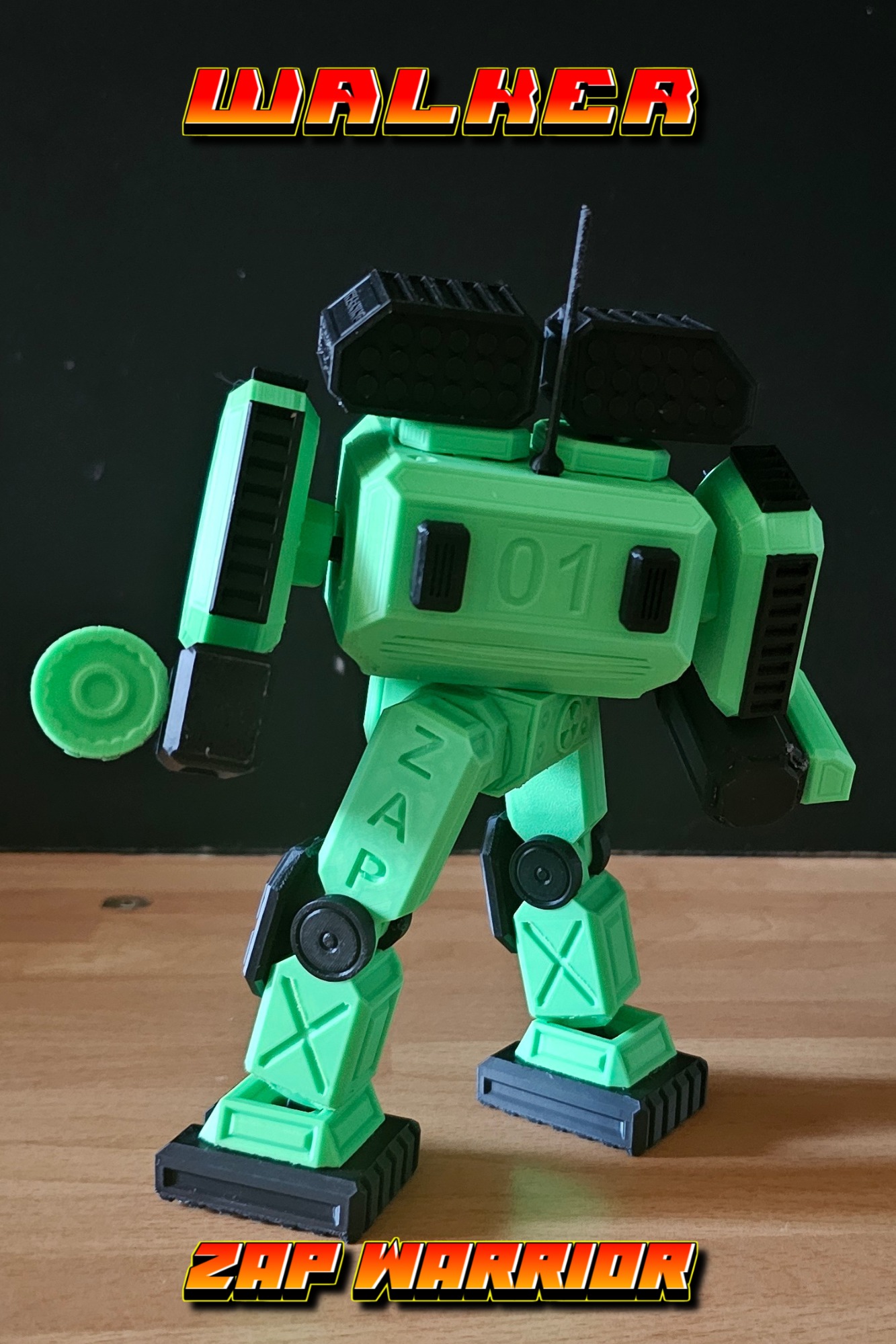 ZAP WARRIOR - WALKER 3D print model_7