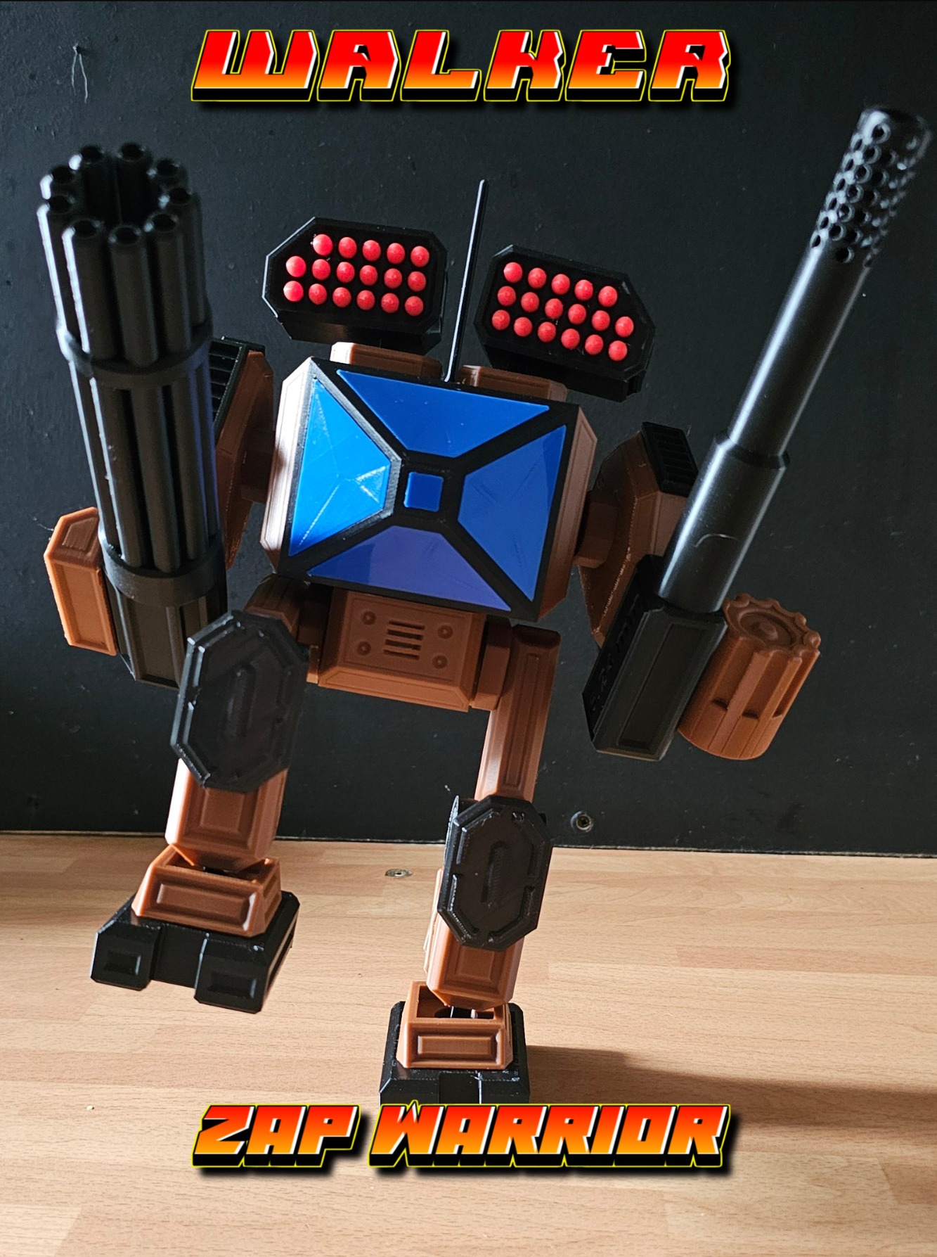 ZAP WARRIOR - WALKER 3D print model_6