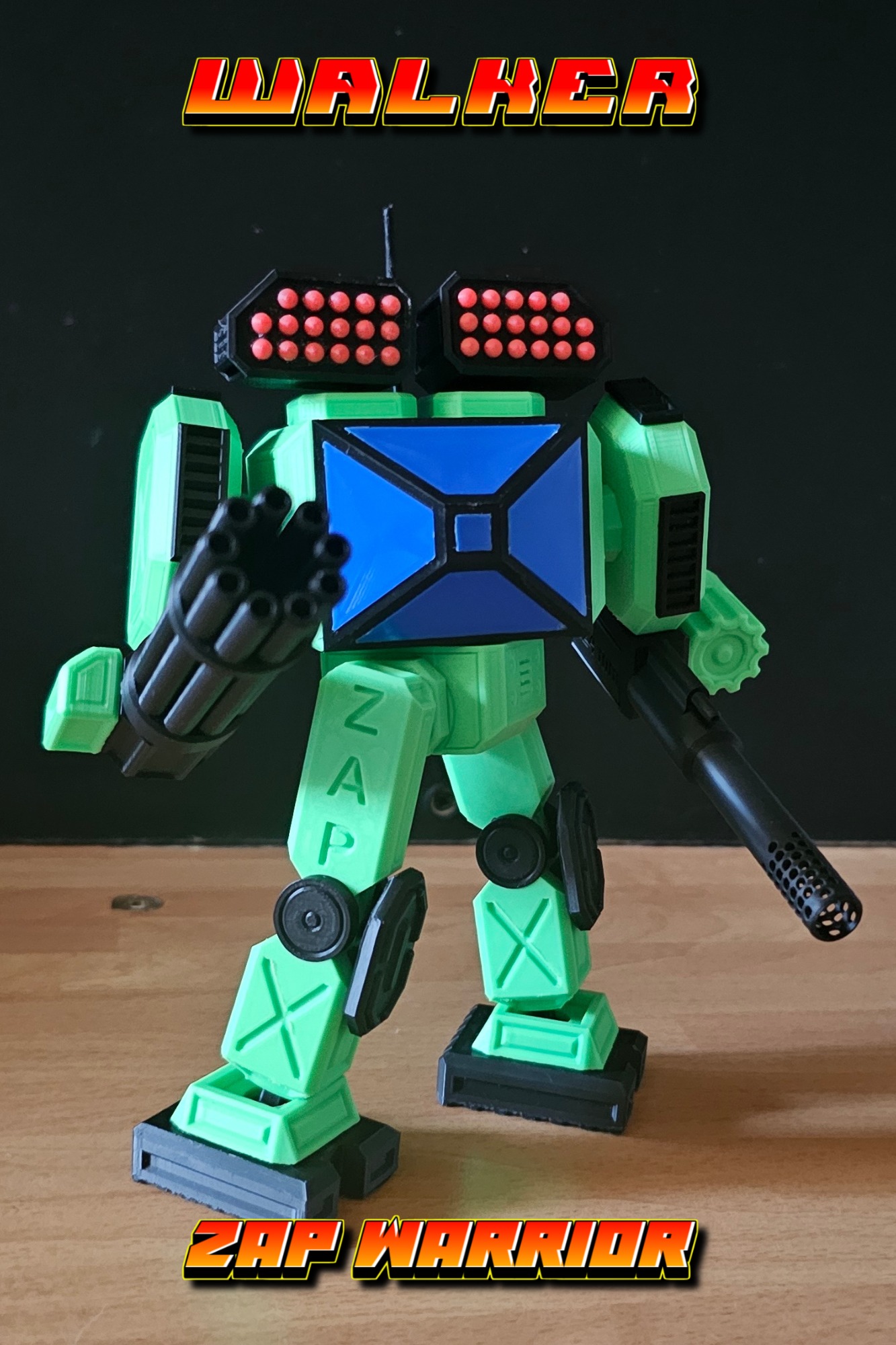 ZAP WARRIOR - WALKER 3D print model_8