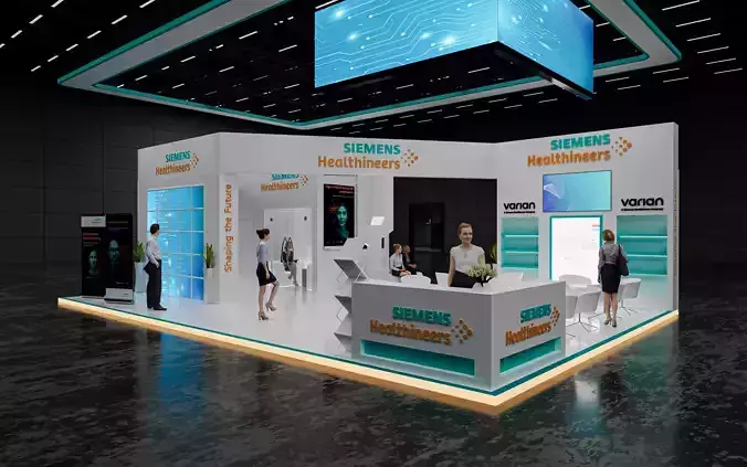 booth 8x12 open 4 side 