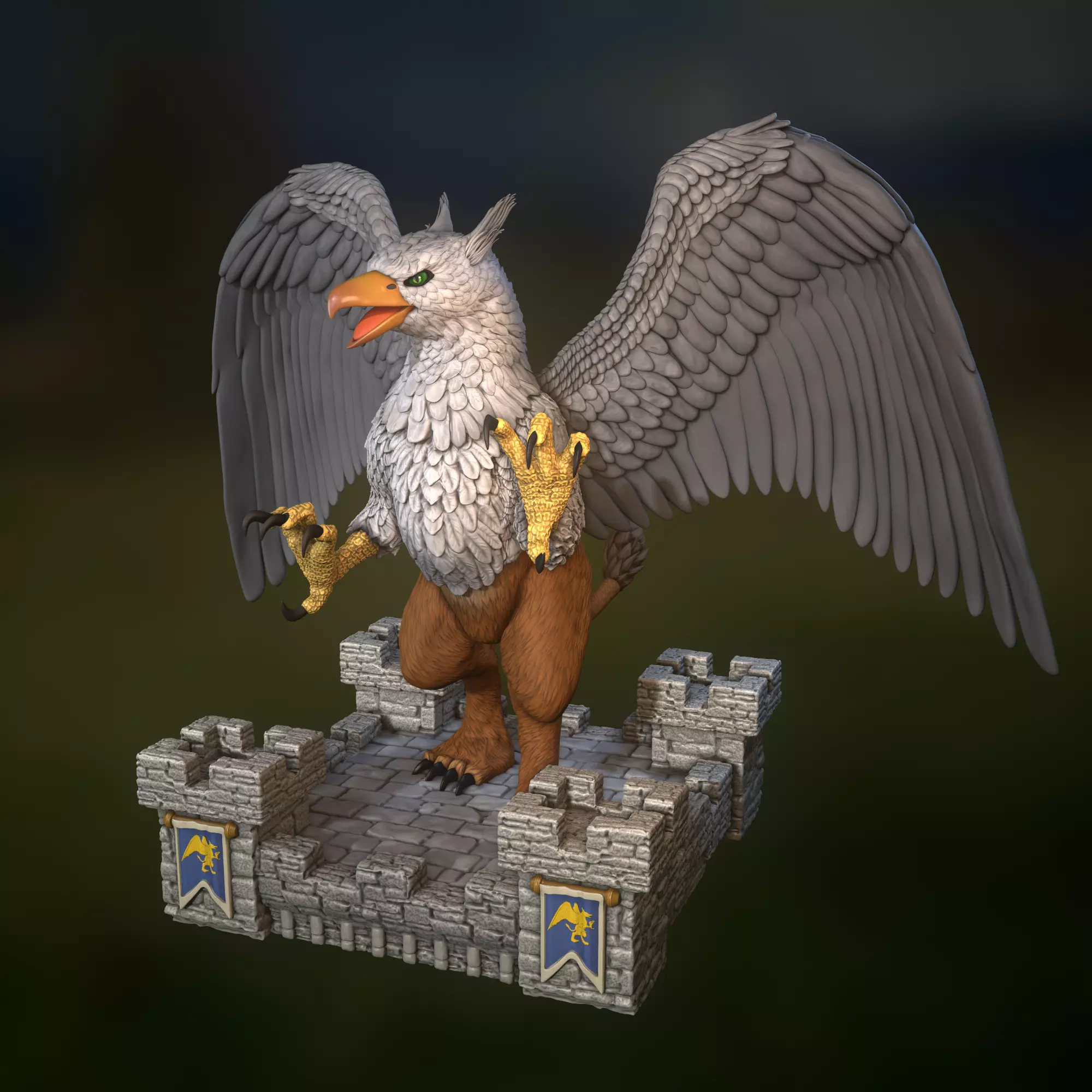 Heroes 3 Royal Griffin 3D print model_0
