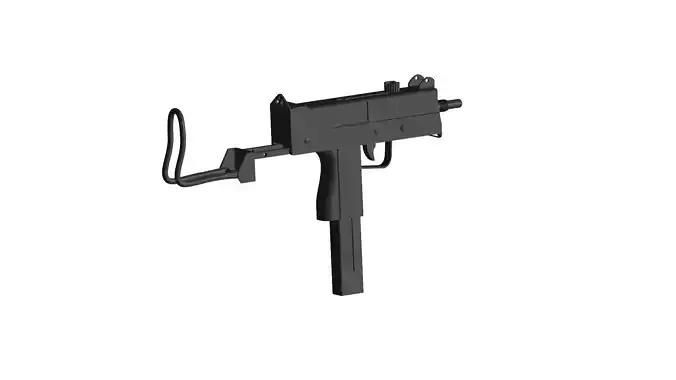 Mac10 machine pistol - submachine gun 3D model