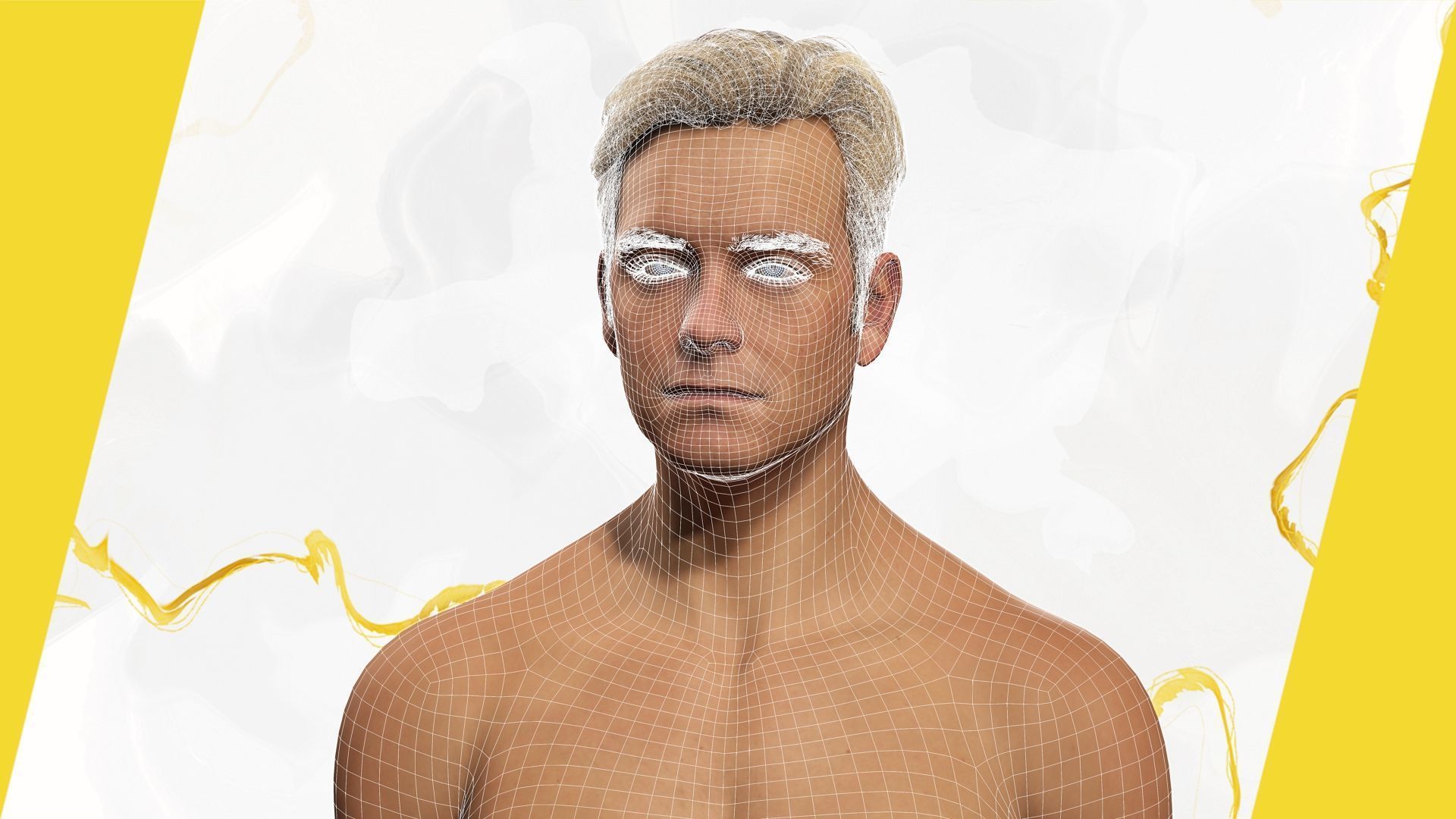 Poses Homelander 3D Character Model - Superhero from The Boys Low-poly 3D model_15