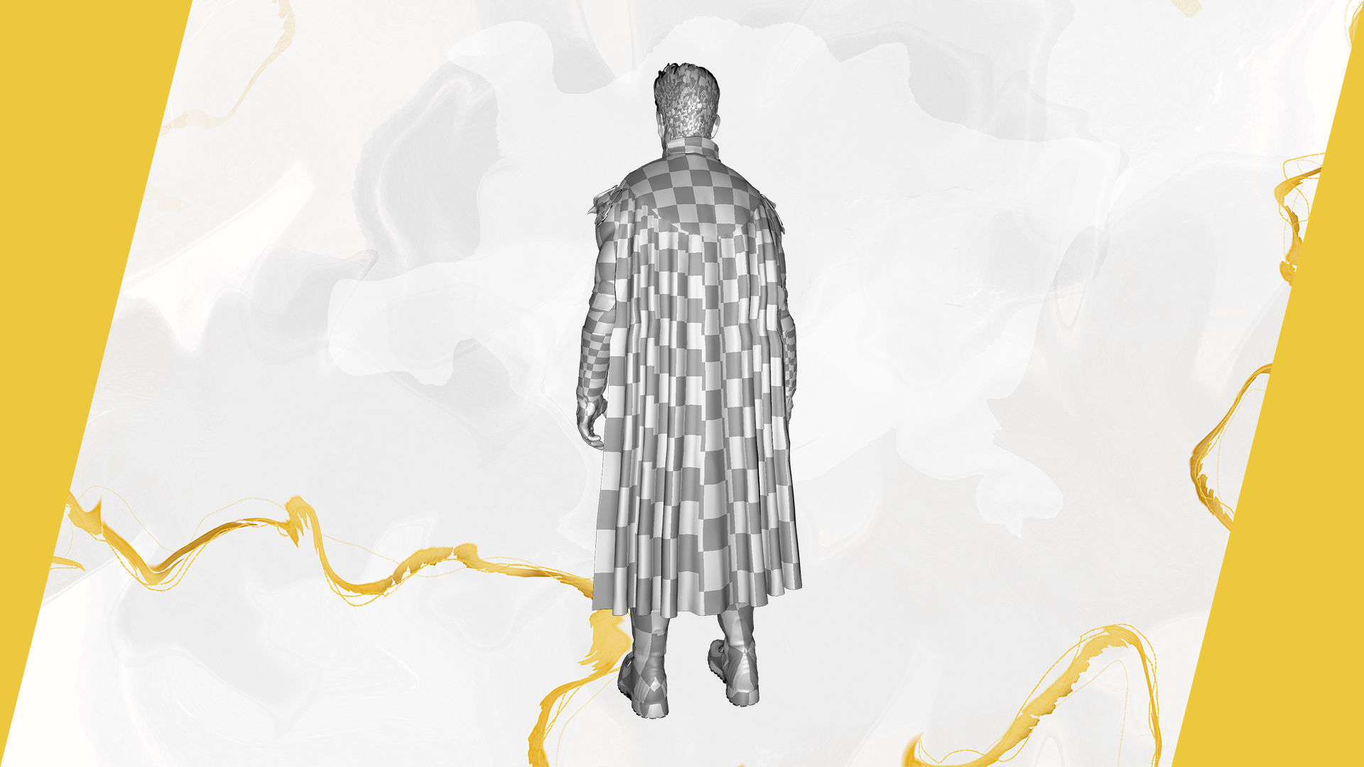 Poses Homelander 3D Character Model - Superhero from The Boys Low-poly 3D model_23