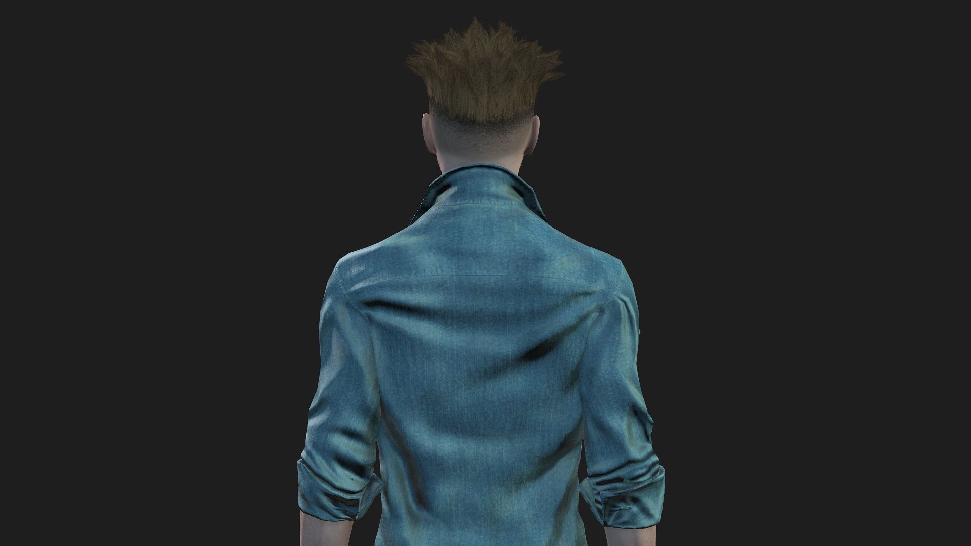 Rigged 3D Male Character Game and animation ready 3D model_6