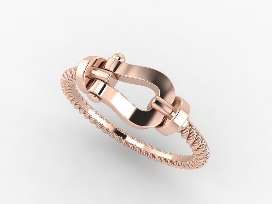 ring rope style fashion 3D print model_2