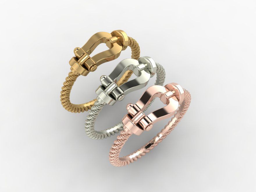 ring rope style fashion 3D print model_1