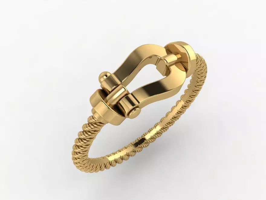 ring rope style fashion 3D print model_0