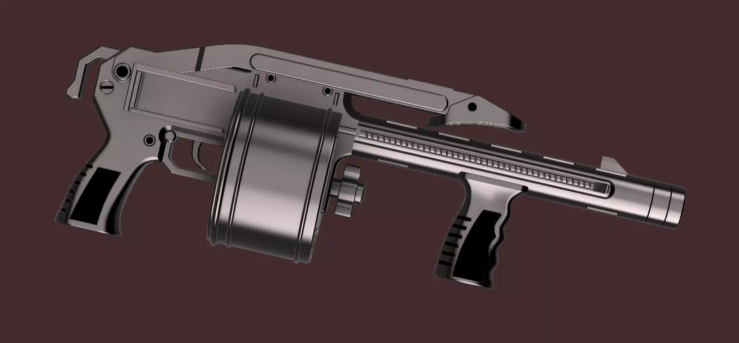 Resident Evil 4 Remake - Striker for cosplay 3D print model_0