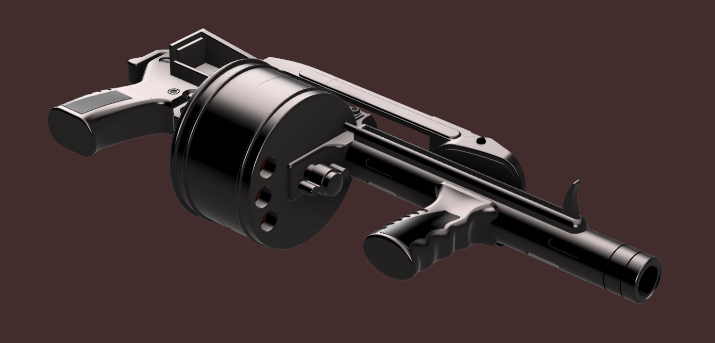 Resident Evil 4 Remake - Striker for cosplay 3D print model_1