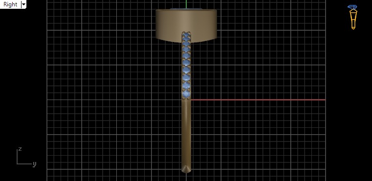 Oval Besel ring with side stones 3D print model_26