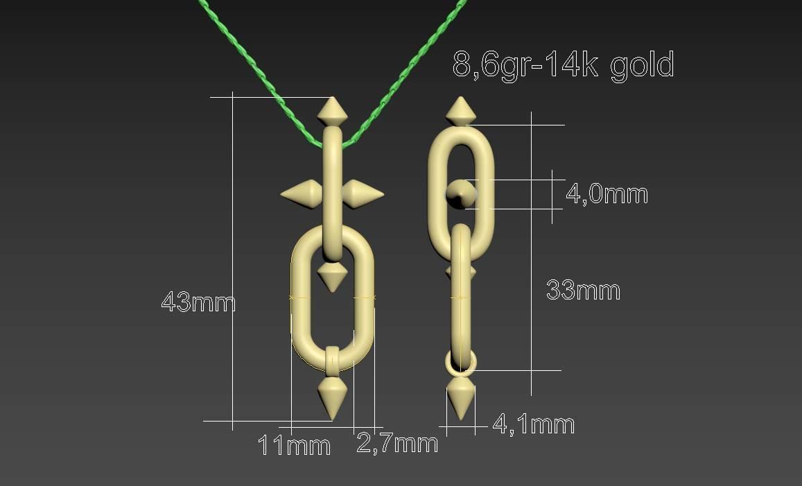 PENDANT 3D print model_2