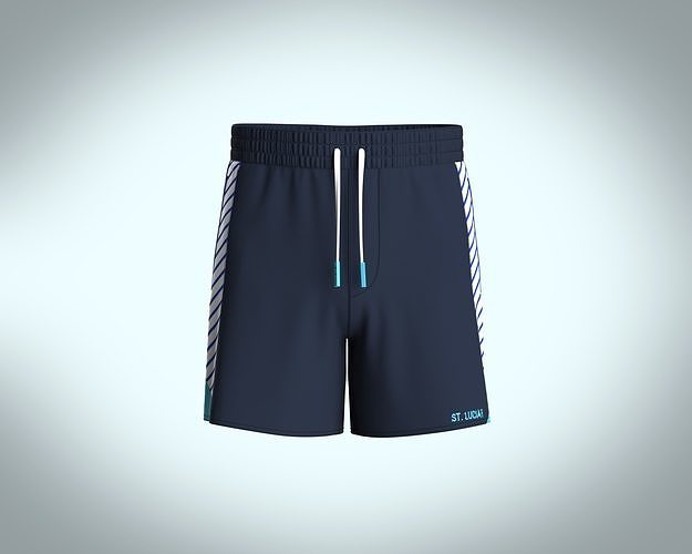 Mens swim shorts 3D model
