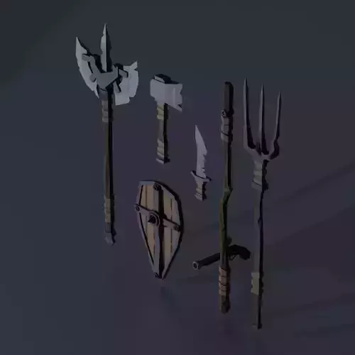 LOW POLY Medieval Weapons Pack