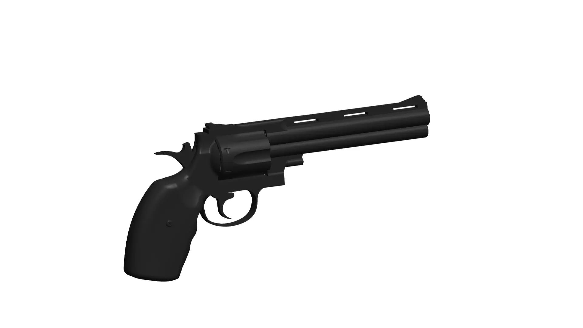 Colt Python 3D model_0