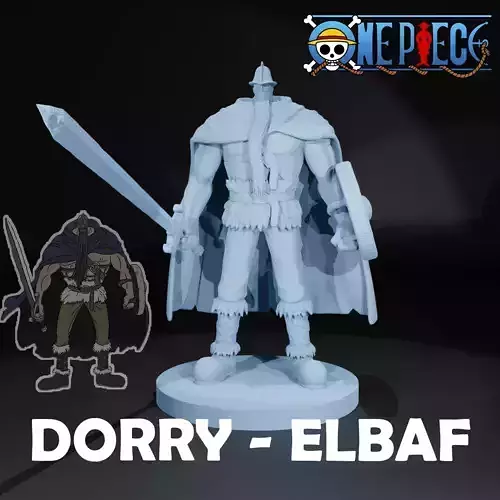 Dorry - ELBAF - ONE PIECE - 3D PRINT 3D print model