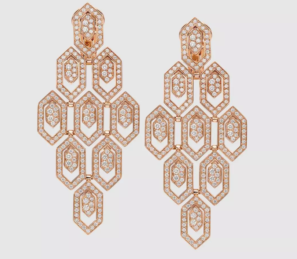 Serpenti earrings bvlgari 3D print model