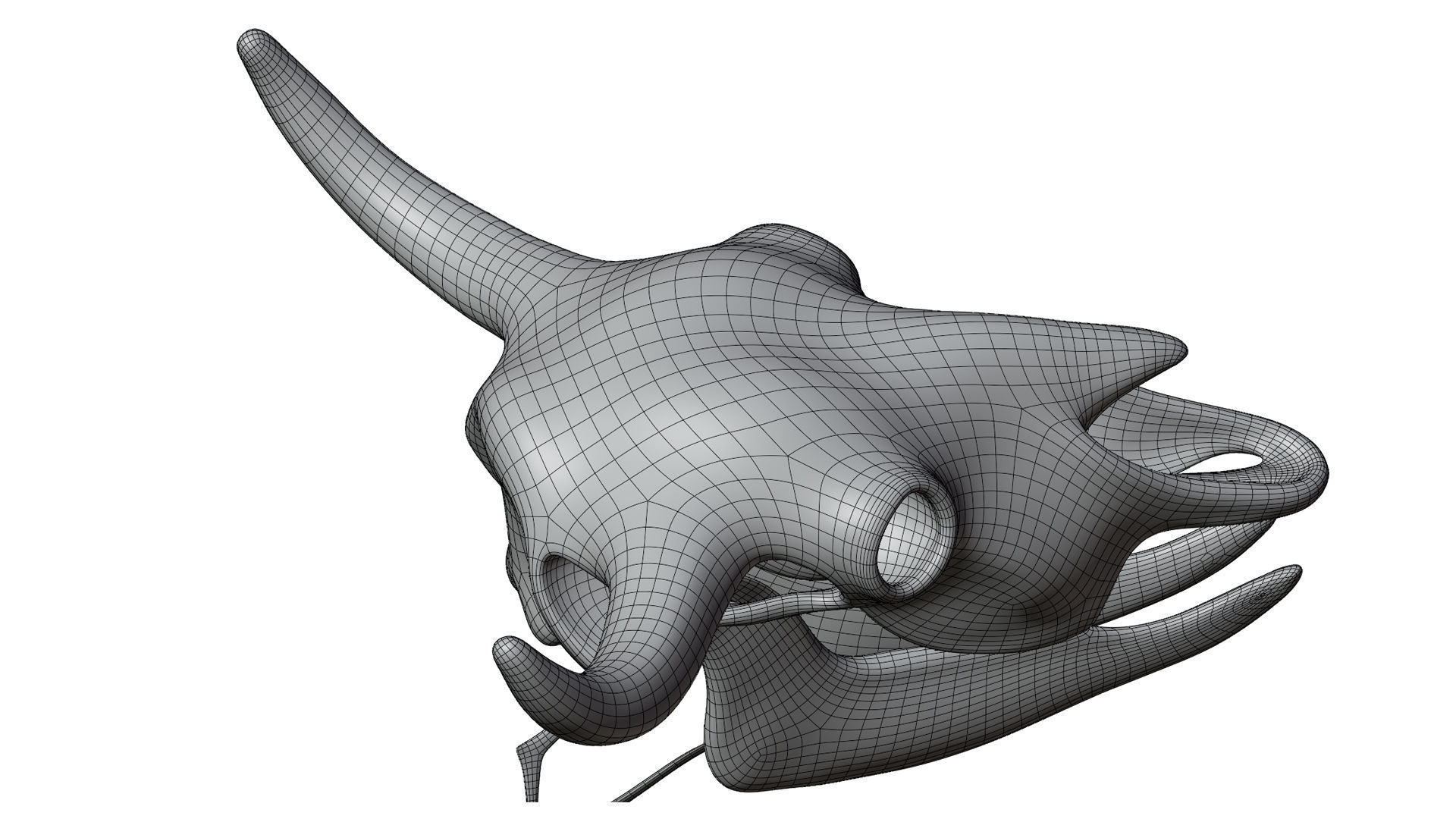 3D Bison Skeleton 3D model_27