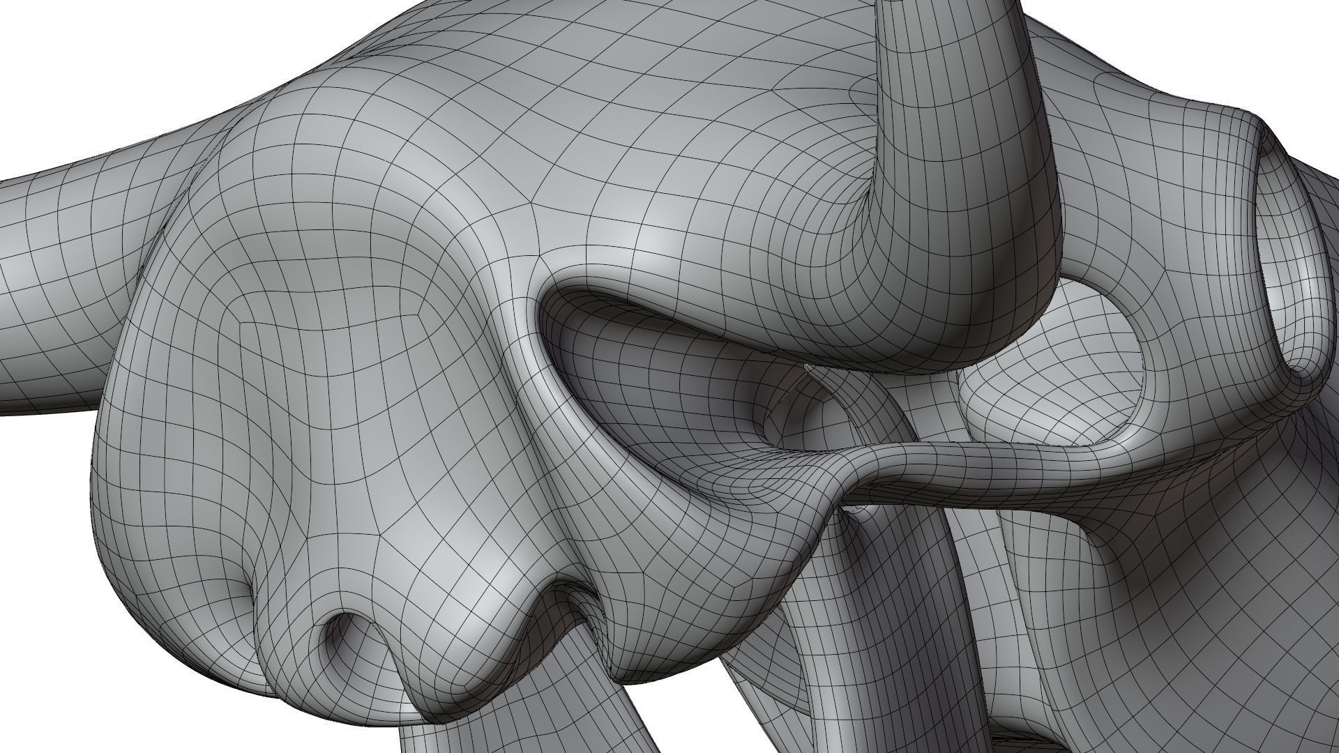 3D Bison Skeleton 3D model_23