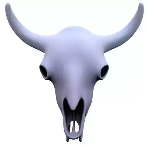 3D Bison Skeleton