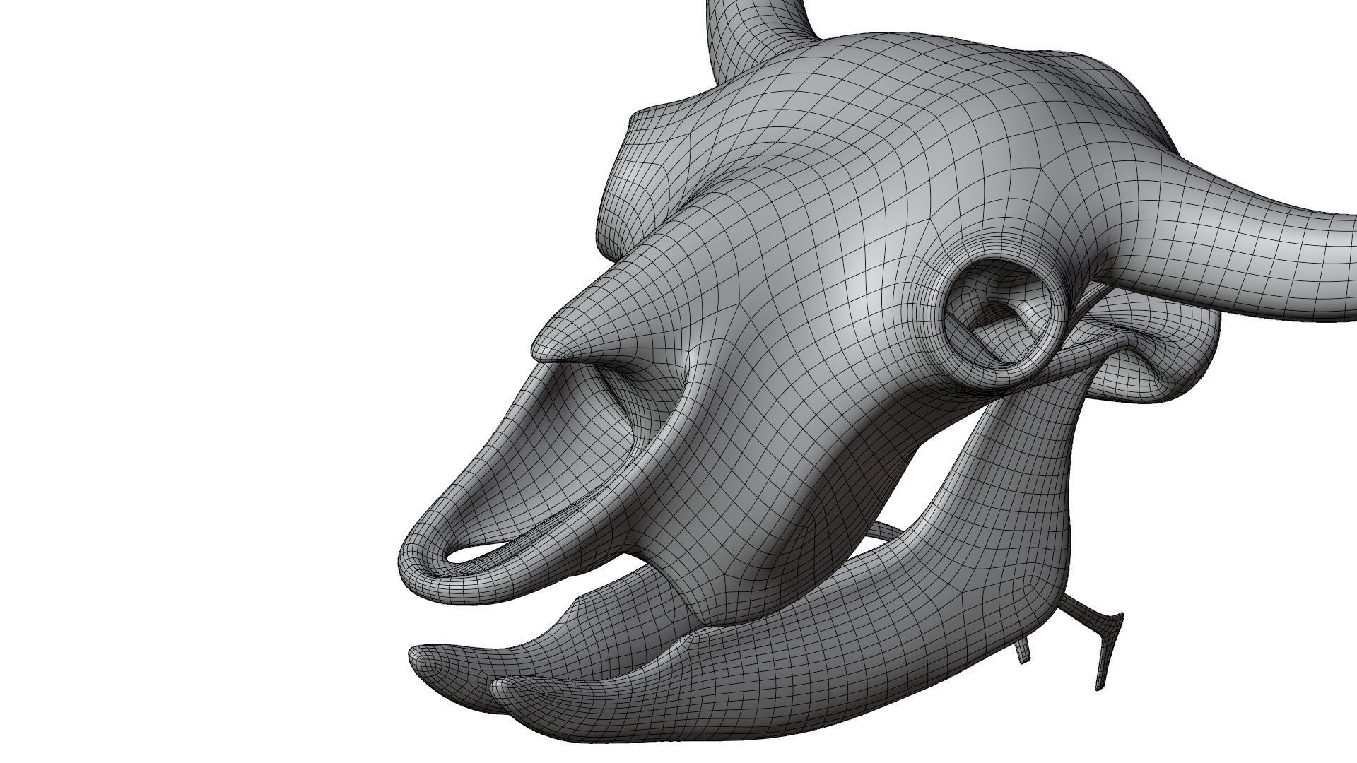 3D Bison Skeleton 3D model_19