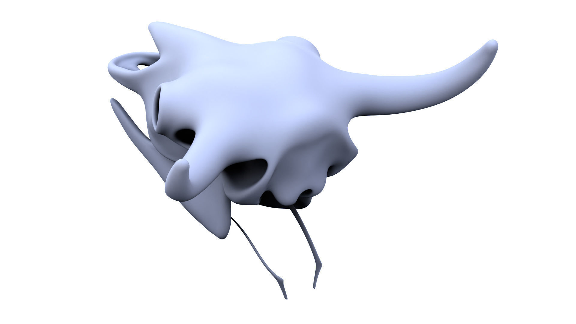 3D Bison Skeleton 3D model_13