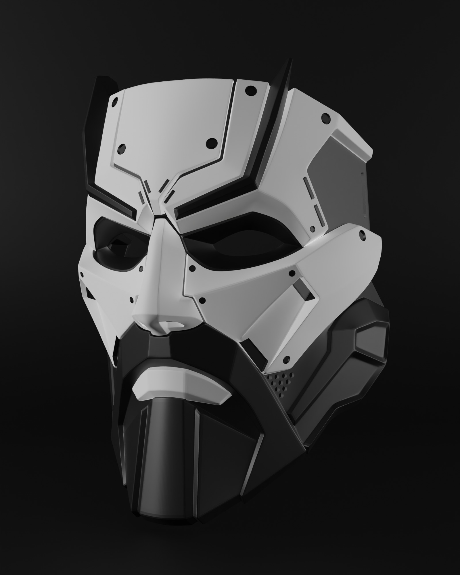 Zeus Mask Cosplay STL 3d print file 3D print model_1