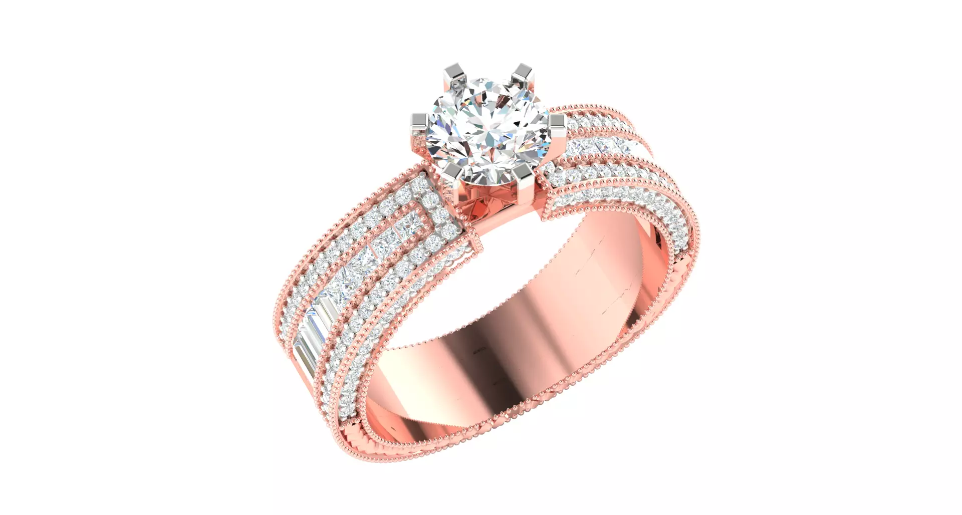 Diamond Ring  3D model_0