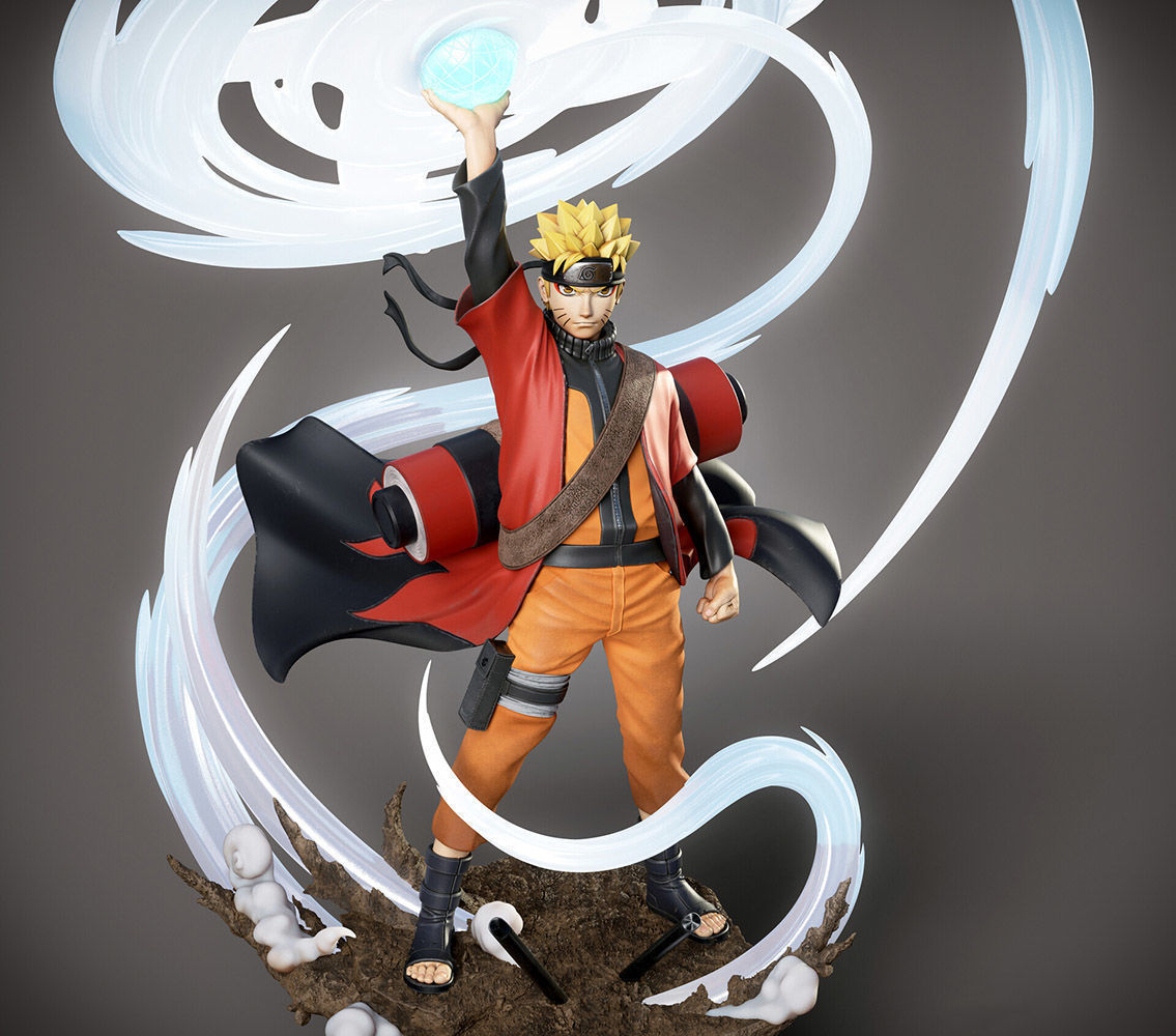 Naruto Sage Mode 3D print model_5