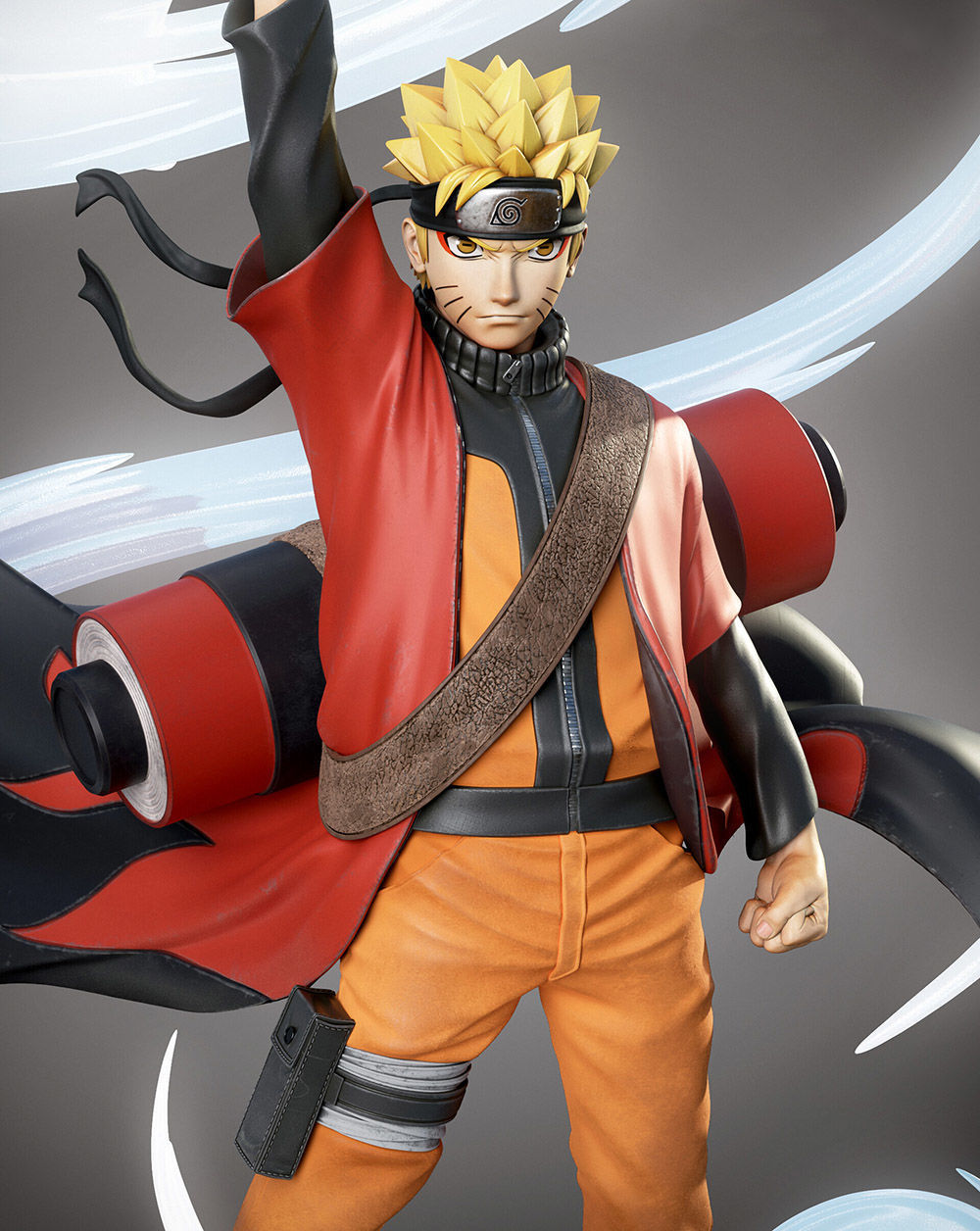 Naruto Sage Mode 3D print model_7