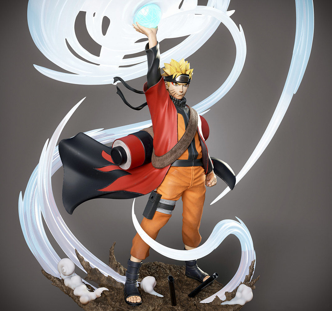 Naruto Sage Mode 3D print model_6