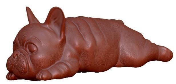 pug dog cute dog 3d  3D model