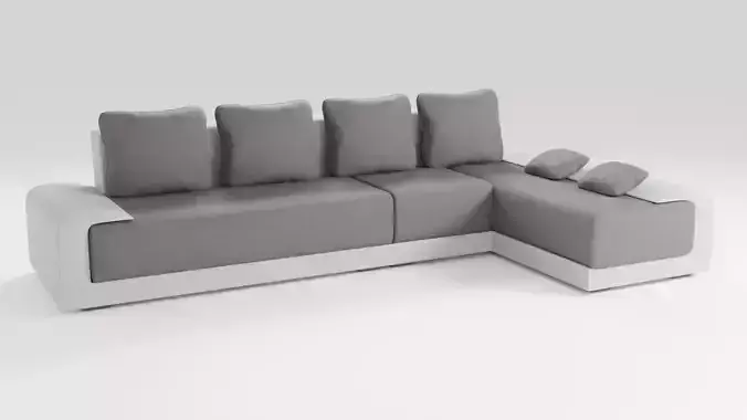 Sofa with modern design and stylish appearance